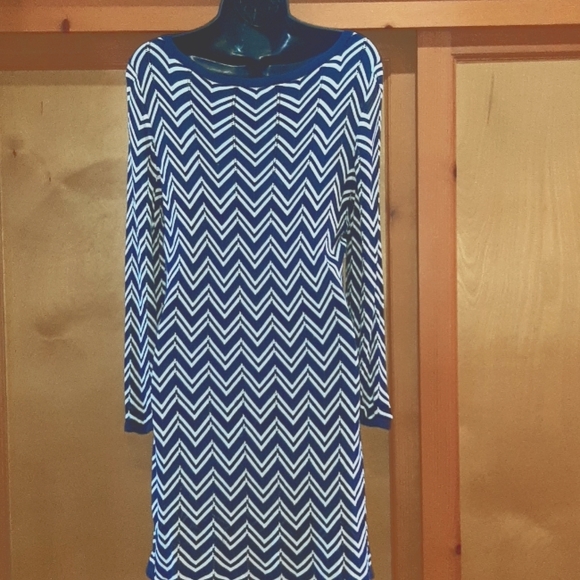 White House Black Market long sleeve dress L - Picture 2 of 5